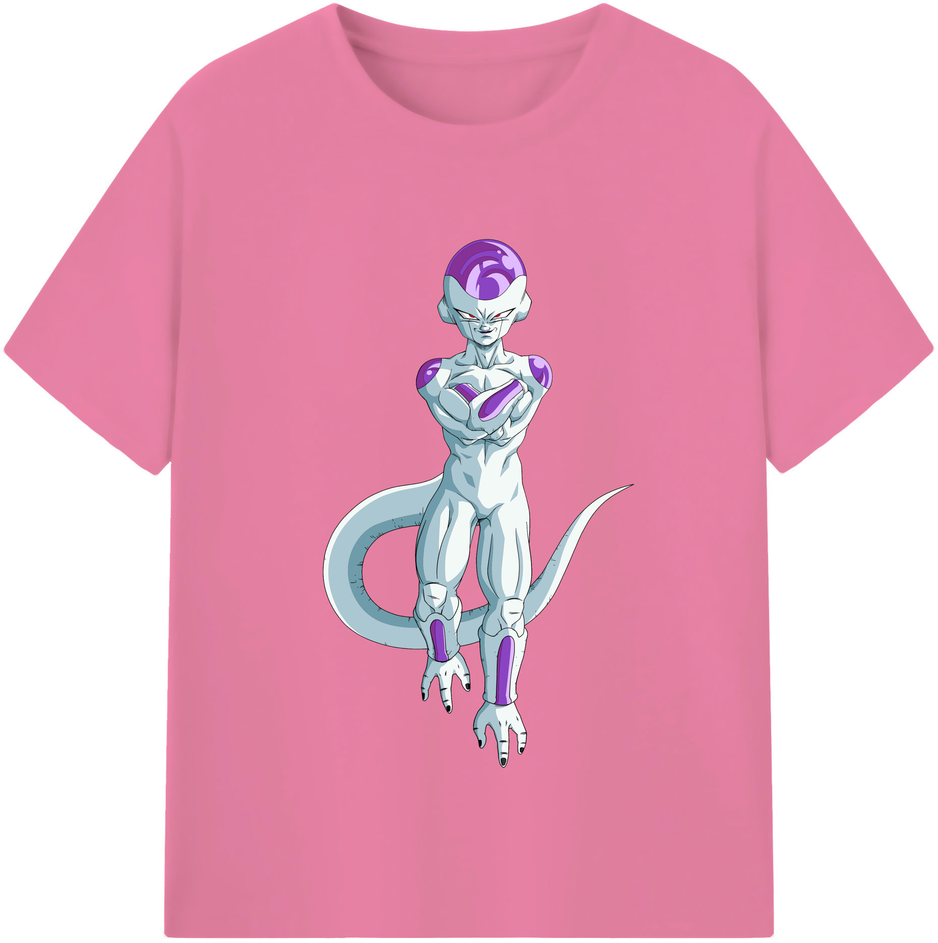 （画像用） ドラゴンボール フリーザ DRAGON BALL Frieza 綿100％半袖Tシャツ（フロントプリント）